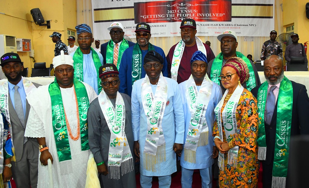 GOV SANWO-OLU AS CHIEF HOST AT THE LAGOS STATE STAKEHOLDERS SUMMIT ON 2023 POPULATION AND HOUSING CENSUS